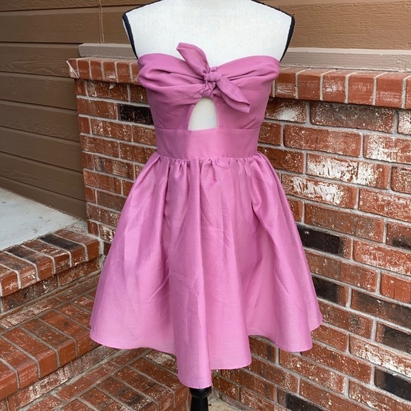 Keepsake the Label NWT Mulberry Minidress Cocktail Dress Women's Size Large - Picture 1 of 9